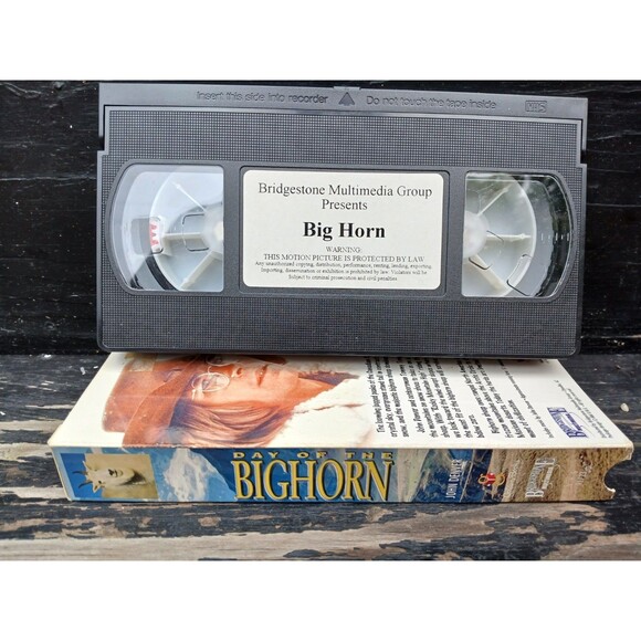 Day Of The Bighorn VHS John Denver Tommy Tompkins Rare EUC Tested Works Great - Picture 3 of 3